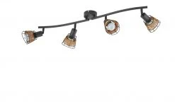 Deckenstrahler 4-flammig, Draht/ Rattan -Innenleuchten Verkaufsladen 11687183 2 202202071235