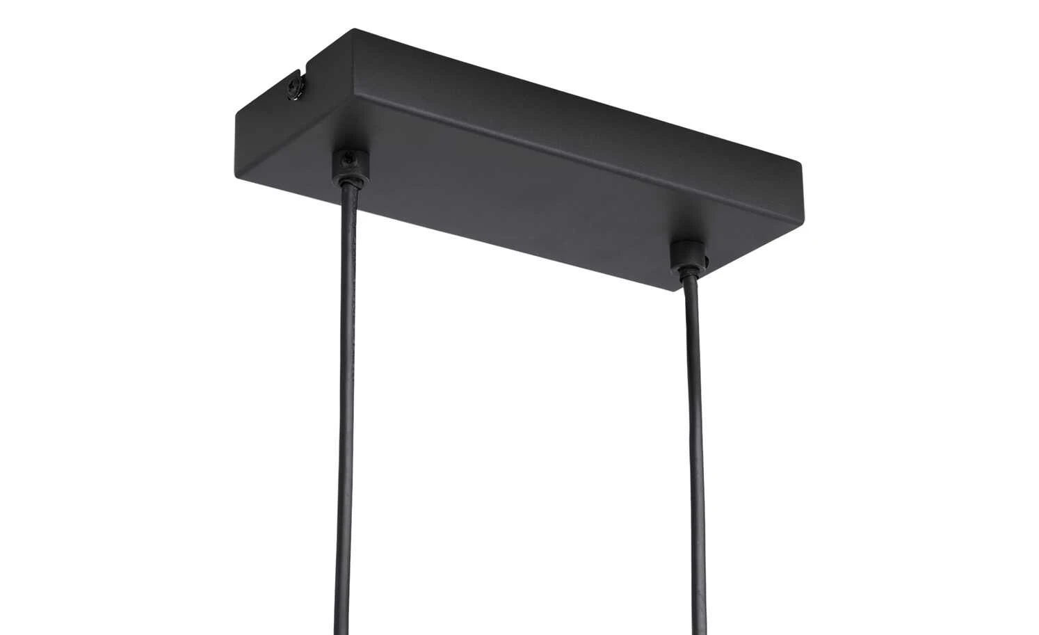 Pendelleuchte, 4-flammig, schwarz, Draht/ Rattan 5 Pendelleuchte, 4-flammig, schwarz, Draht/ Rattan – Bild 5