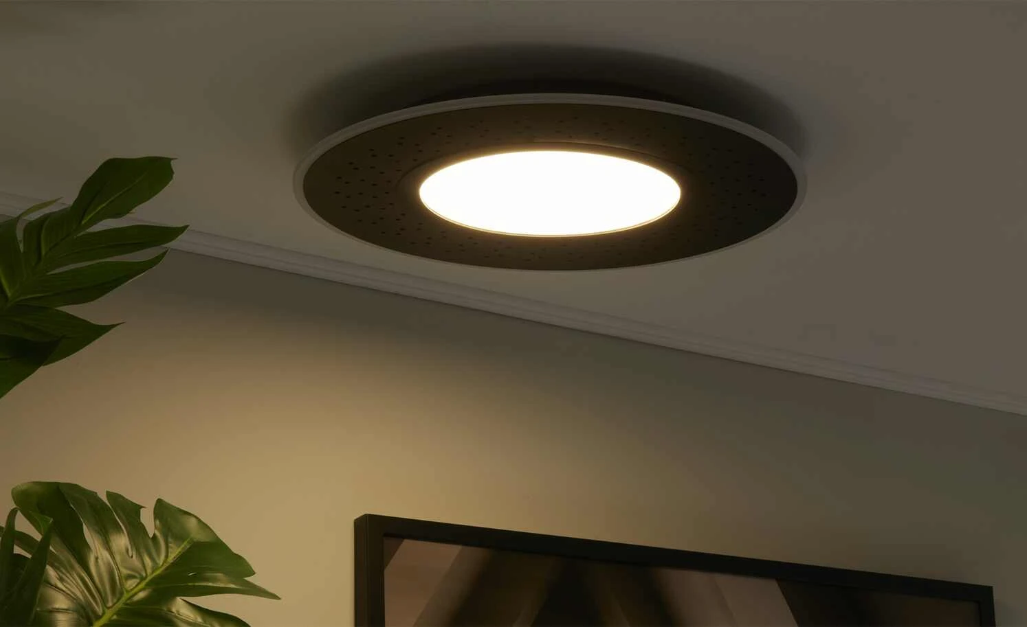 Trio LED-Deckenleuchte , schwarz mit Fernbedienung 4 Trio LED-Deckenleuchte , schwarz mit Fernbedienung – Bild 4