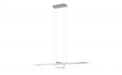 Trio LED-Pendelleuchte, Nickel matt, ´geometrisch` | silberfarben -Innenleuchten Verkaufsladen 11687192 7 202202231234