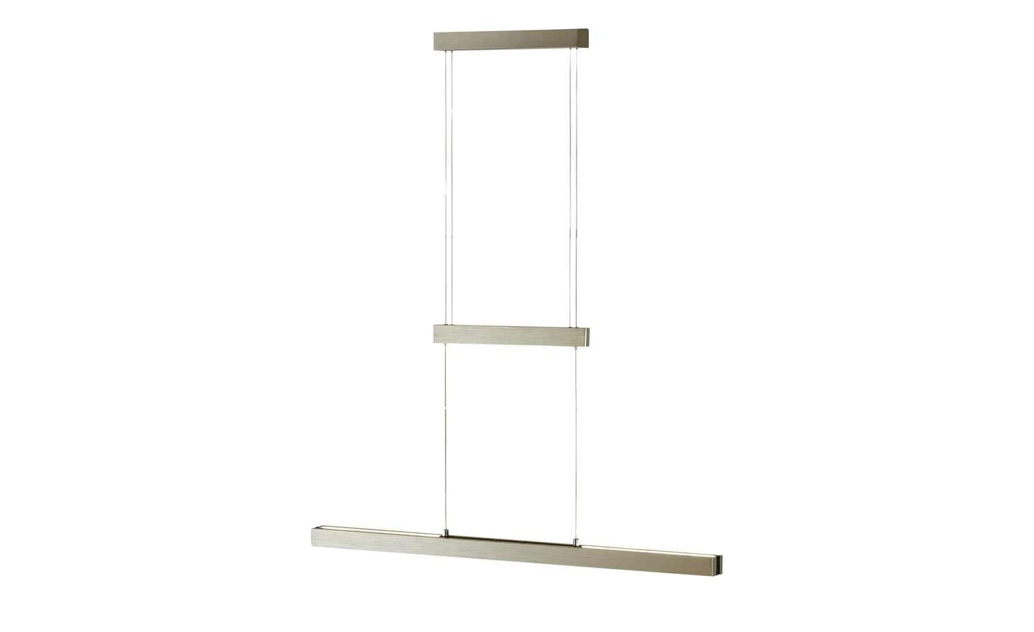 Trio LED-Pendelleuchte, alu mit Up & Down Light | silberfarben 2 Trio LED-Pendelleuchte, alu mit Up & Down Light | silberfarben – Bild 2