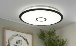 Trio LED-Deckenleuchte weiß/schwarz groß | 50|W -Innenleuchten Verkaufsladen 11687200 2 202202071235