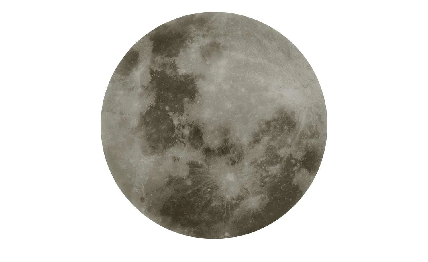 Trio LED-Deckenleuchte in Mondoptik `groß` | 40|W 8 Trio LED-Deckenleuchte in Mondoptik `groß` | 40|W – Bild 8