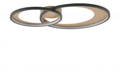 Trio LED-Deckenleuchte, schwarz/ gold ´groß´ | 36|W 9 Trio LED-Deckenleuchte, schwarz/ gold ´groß´ | 36|W -Innenleuchten Verkaufsladen 11687207 3 202201271233