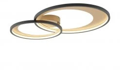 Trio LED-Deckenleuchte, schwarz/ gold ´groß´ | 36|W 13 Trio LED-Deckenleuchte, schwarz/ gold ´groß´ | 36|W -Innenleuchten Verkaufsladen 11687207 7 202201271233