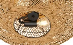 Trio Deckenleuchte, 2-flammig, Schirm aus Sisal -Innenleuchten Verkaufsladen 11687210 4 202204222231