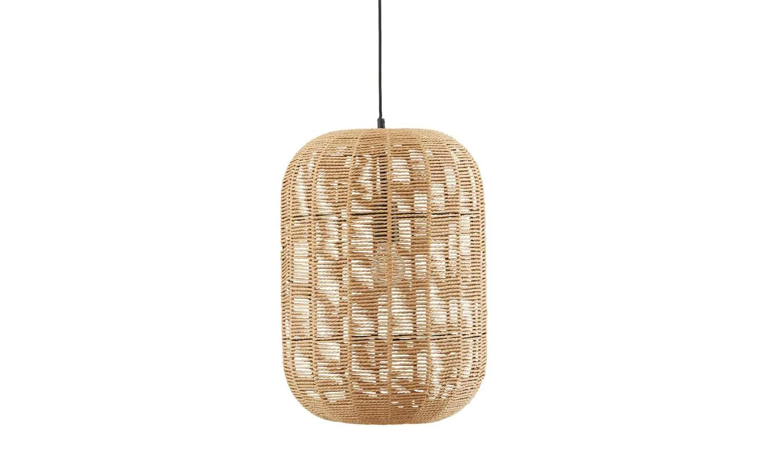 Trio Pendelleuchte, 1-flammig, Sisal braun `groß ´ | 35|cm 4 Trio Pendelleuchte, 1-flammig, Sisal braun `groß ´ | 35|cm – Bild 4