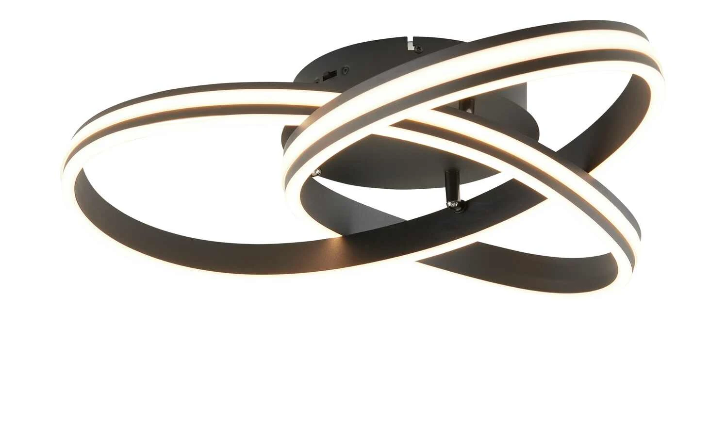 Trio LED-Deckenleuchte, schwarz, ´gedreht´ 4 Trio LED-Deckenleuchte, schwarz, ´gedreht´ – Bild 4