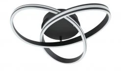 Trio LED-Deckenleuchte, schwarz, ´gedreht´ 11 Trio LED-Deckenleuchte, schwarz, ´gedreht´ -Innenleuchten Verkaufsladen 11687217 5 202203312232