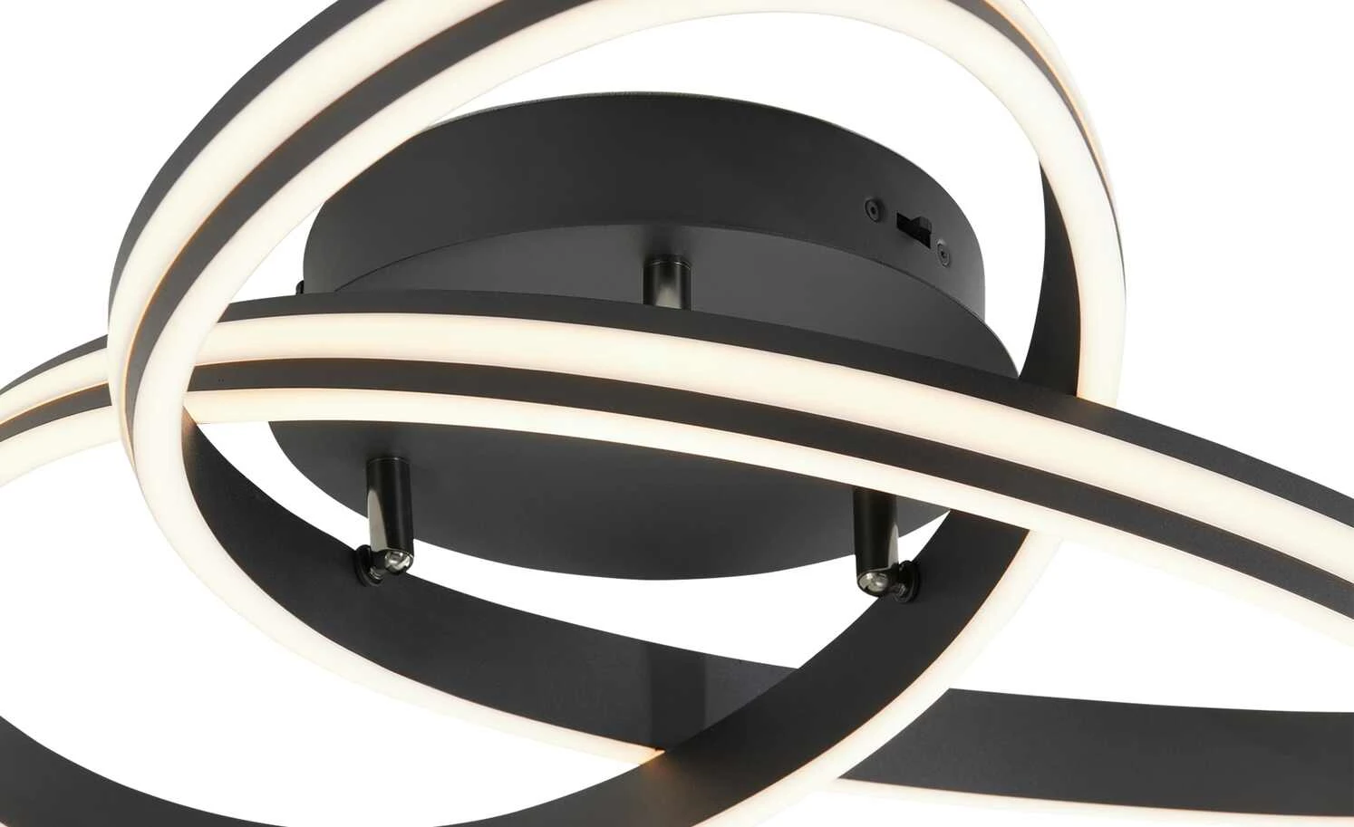 Trio LED-Deckenleuchte, schwarz, ´gedreht´ 7 Trio LED-Deckenleuchte, schwarz, ´gedreht´ – Bild 7