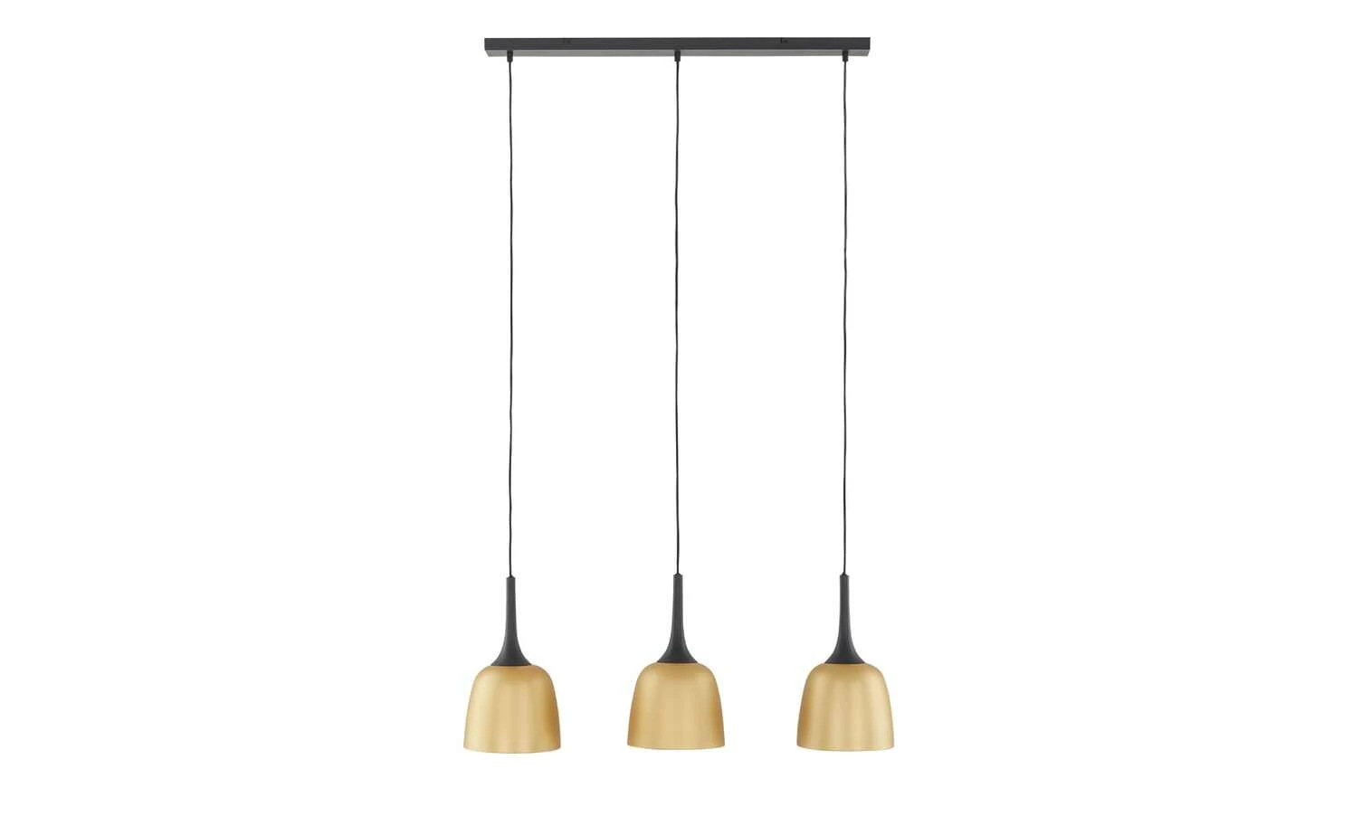 Trio Pendelleuchte, 3-flammig, Messing-matt 7 Trio Pendelleuchte, 3-flammig, Messing-matt – Bild 7