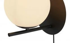 Trio Wandleuchte, 1-flammig, schwarz, Kugel weiß -Innenleuchten Verkaufsladen 11687219 2 202203041236