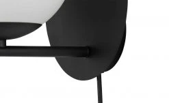 Trio Wandleuchte, 1-flammig, schwarz, Kugel weiß -Innenleuchten Verkaufsladen 11687219 4 202203041236