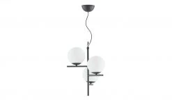 Trio Pendelleuchte, 3-flammig, schwarz, Kugeln weiß -Innenleuchten Verkaufsladen 11687220 6 202202071235