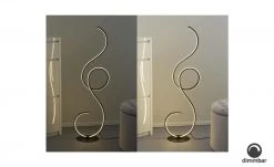 Trio LED-Stehleuchte, schwarz ´ geschwungen´