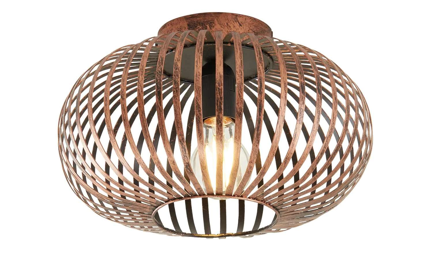 Trio Deckenleuchte, 1-flammig, kupferfarben ´klein´ | 30|cm 2 Trio Deckenleuchte, 1-flammig, kupferfarben ´klein´ | 30|cm – Bild 2