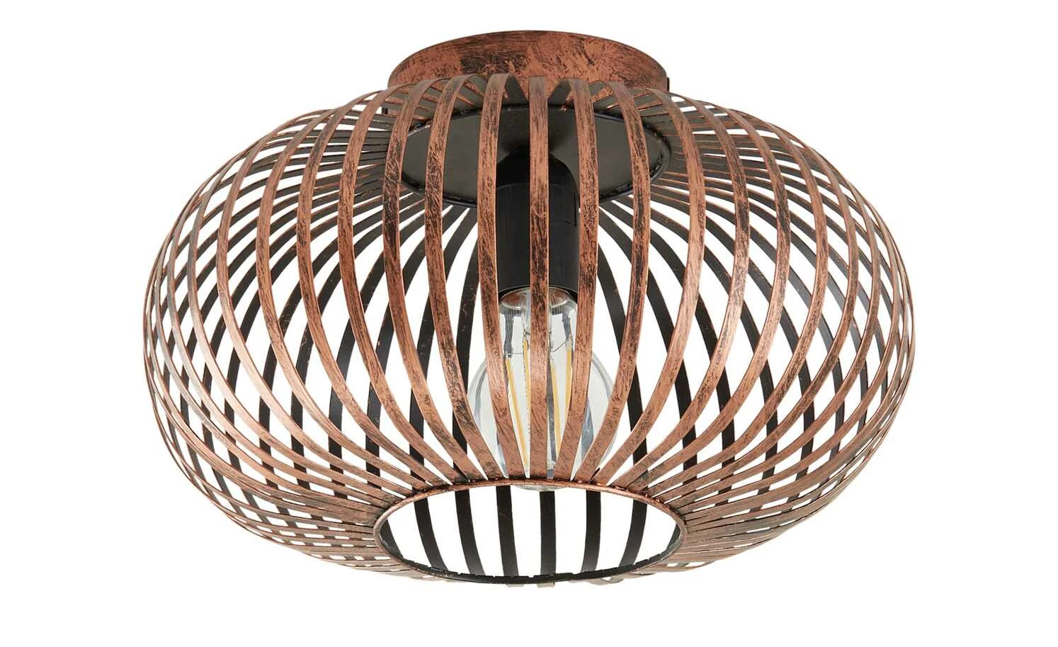 Trio Deckenleuchte, 1-flammig, kupferfarben ´klein´ | 30|cm 5 Trio Deckenleuchte, 1-flammig, kupferfarben ´klein´ | 30|cm – Bild 5