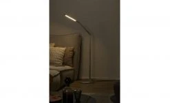 Fischer-Honsel LED-Stehleuchte, Alufarben mit Dimmer | silberfarben -Innenleuchten Verkaufsladen 11687302 2 202201141239