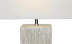 Fischer-Honsel Tischleuchte, 1-flammig, Keramik silber antik | silberfarben -Innenleuchten Verkaufsladen 11687332 3 202203111234