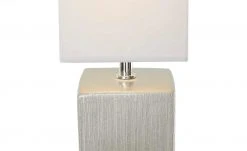 Fischer-Honsel Tischleuchte, 1-flammig, Keramik silber antik -Innenleuchten Verkaufsladen 11687333 1 202203111234