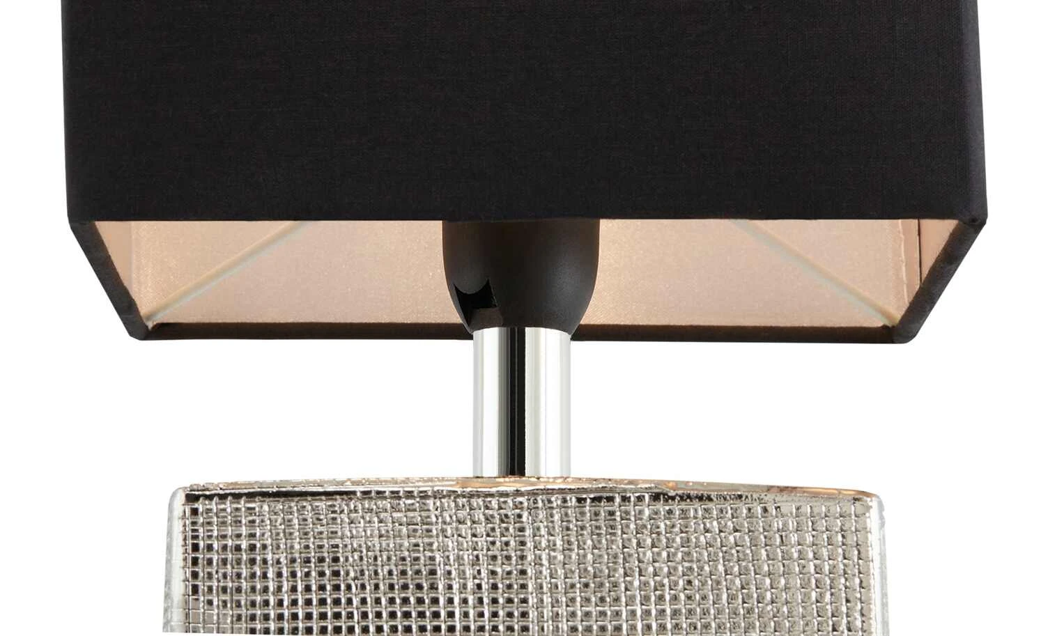 Fischer-Honsel Tischleuchte, 1-flammig, silberfarben antik/ schwarz | 35|cm 6 Fischer-Honsel Tischleuchte, 1-flammig, silberfarben antik/ schwarz | 35|cm – Bild 6