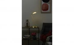 Fischer-Honsel LED-Tischleuchte, 1-flammig, messing matt