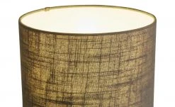 Fischer-Honsel Tischleuchte, 1-flammig, Schirm Leinen grau, sandschwarz -Innenleuchten Verkaufsladen 11687343 5 202202232233