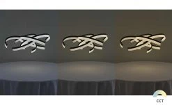 Fischer-Honsel LED-Pendelleuchte, Leuchtelemente verdreht sandschwarz