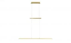 Fischer-Honsel LED-Pendelleuchte, messing matt mit Dimmer -Innenleuchten Verkaufsladen 11687375 13 202202071235