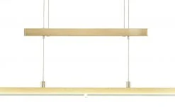 Fischer-Honsel LED-Pendelleuchte, messing matt mit Dimmer -Innenleuchten Verkaufsladen 11687375 6 202202071235