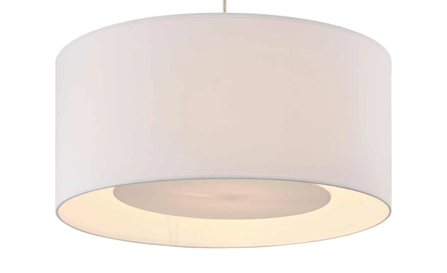 Pendelleuchte, 1-flammig, Stoff weiß 7 Pendelleuchte, 1-flammig, Stoff weiß – Bild 7