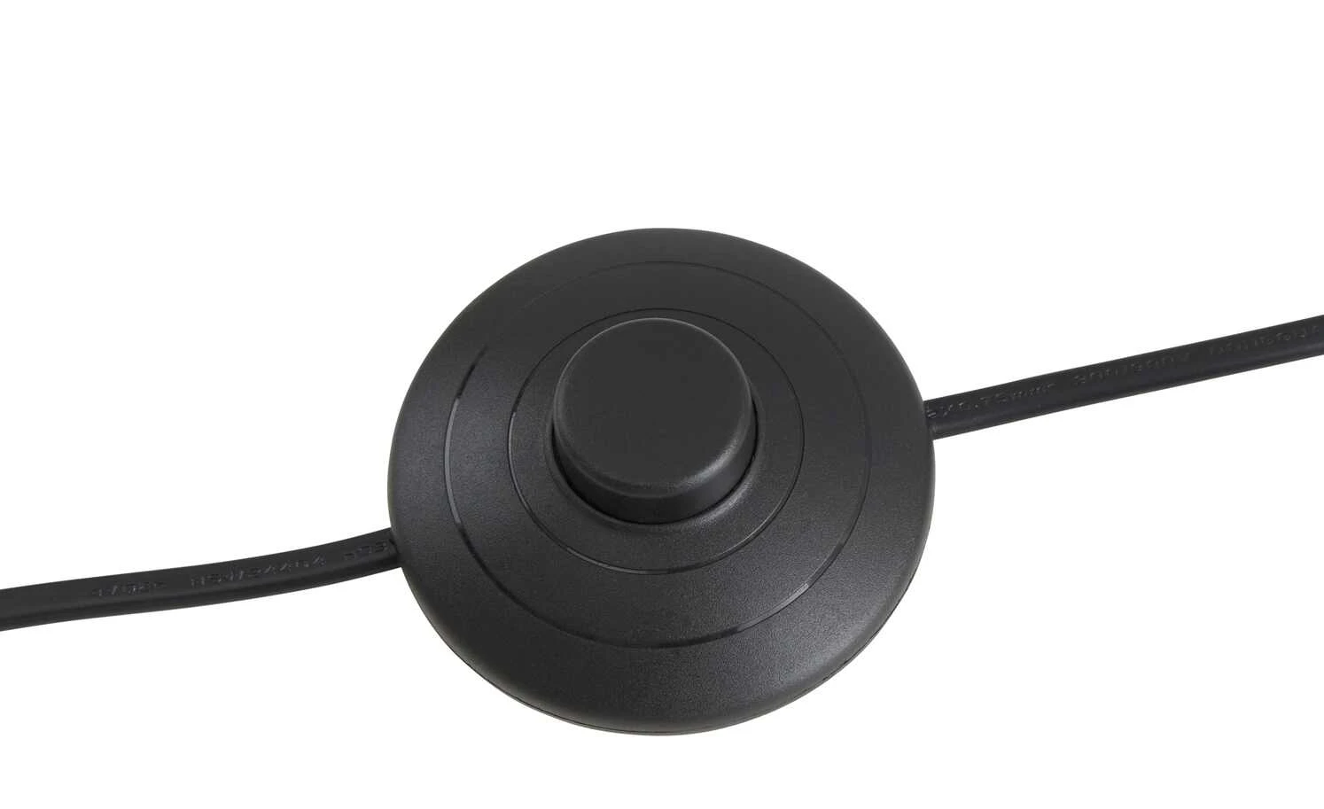 KHG Stehleuchte, 5-flammig, schwarz mit Stoffschirmen 5 KHG Stehleuchte, 5-flammig, schwarz mit Stoffschirmen – Bild 5