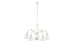 Pendelleuchte, 5-flammig, elfenbein/goldfarben 10 Pendelleuchte, 5-flammig, elfenbein/goldfarben -Innenleuchten Verkaufsladen 11687493 3 202206231234