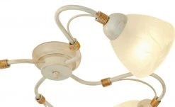 Deckenleuchte, 4-flammig, elfenbein/goldfarben -Innenleuchten Verkaufsladen 11687494 3 202206231234