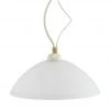 Pendelleuchte, 1-flammig, elfenbein/goldfarben
