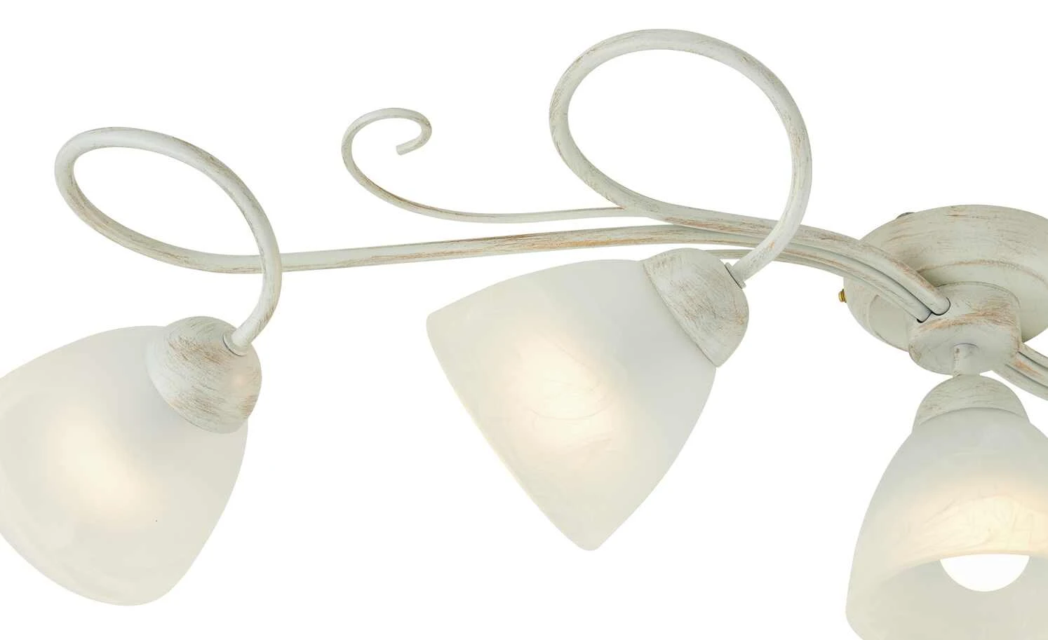 Deckenleuchte,, 5-flammig, elfenbein/goldfarben 6 Deckenleuchte,, 5-flammig, elfenbein/goldfarben – Bild 6