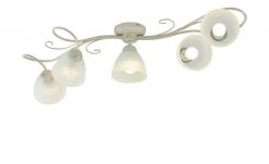 Deckenleuchte,, 5-flammig, elfenbein/goldfarben 13 Deckenleuchte,, 5-flammig, elfenbein/goldfarben -Innenleuchten Verkaufsladen 11687497 6 202206231234