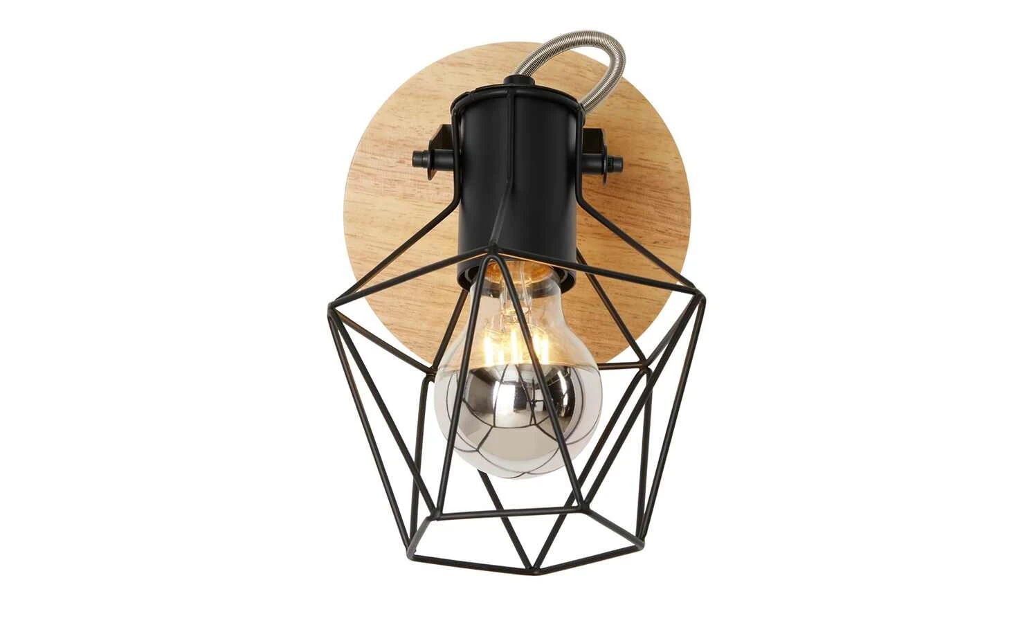 Paul Neuhaus Decken- und Wandstrahler, 1-flammig, Rubber Wood 3 Paul Neuhaus Decken- und Wandstrahler, 1-flammig, Rubber Wood – Bild 3