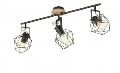 Paul Neuhaus Deckenstrahler, 3-flammig, Rubber Wood/Drahtgestell -Innenleuchten Verkaufsladen 11687512 6 202202071235