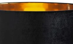Stehleuchte, 1-flammig, Samtschirm schwarz/gold 10 Stehleuchte, 1-flammig, Samtschirm schwarz/gold -Innenleuchten Verkaufsladen 11687517 4 202207071237