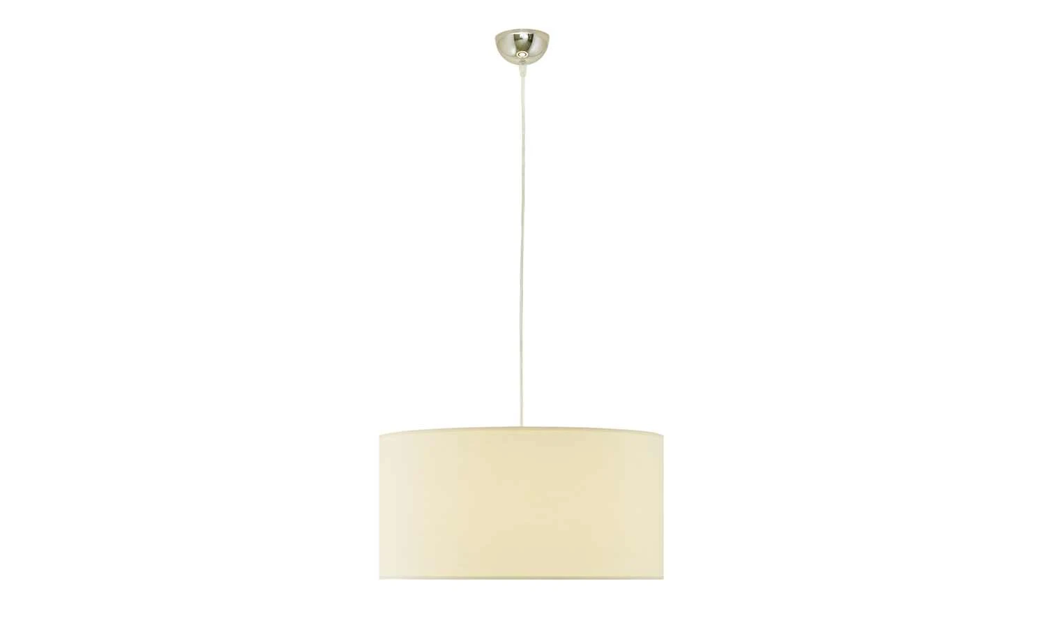 Pendelleuchte, 1-flammig, Stoff beige 2 Pendelleuchte, 1-flammig, Stoff beige – Bild 2
