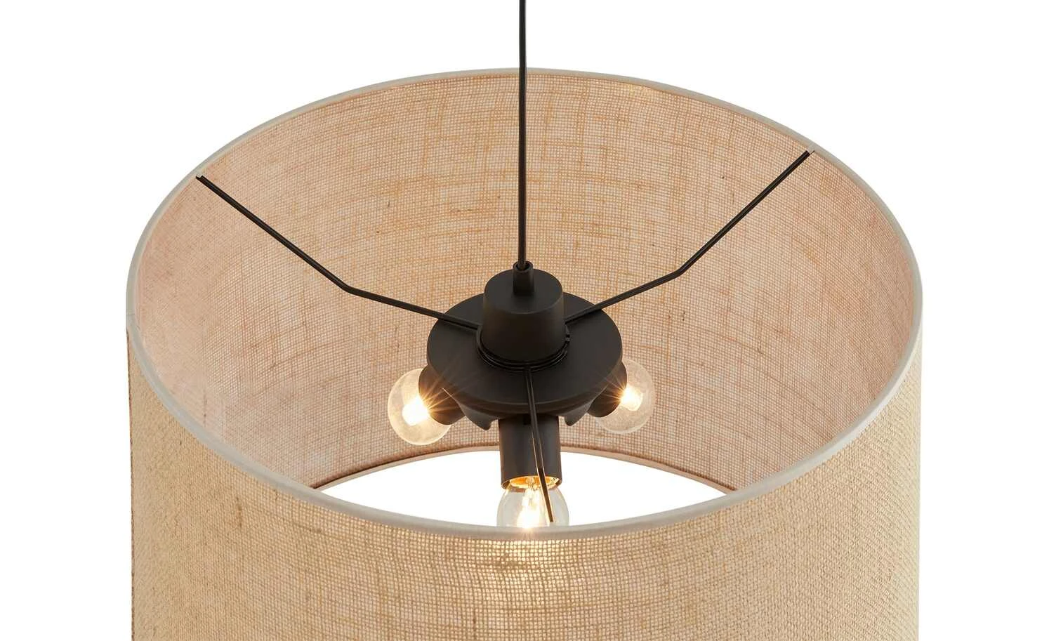 Pendelleuchte, 3-flammig, Juteschirm | 50|cm 7 Pendelleuchte, 3-flammig, Juteschirm | 50|cm – Bild 7