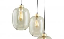 Pendelleuchte, 3-flammig, Glas graphitfarben -Innenleuchten Verkaufsladen 11687796 8 202206231234