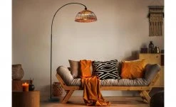 Bogenleuchte, 1-flammig, Rattan-Schirm -Innenleuchten Verkaufsladen 11687883 7 202204122233