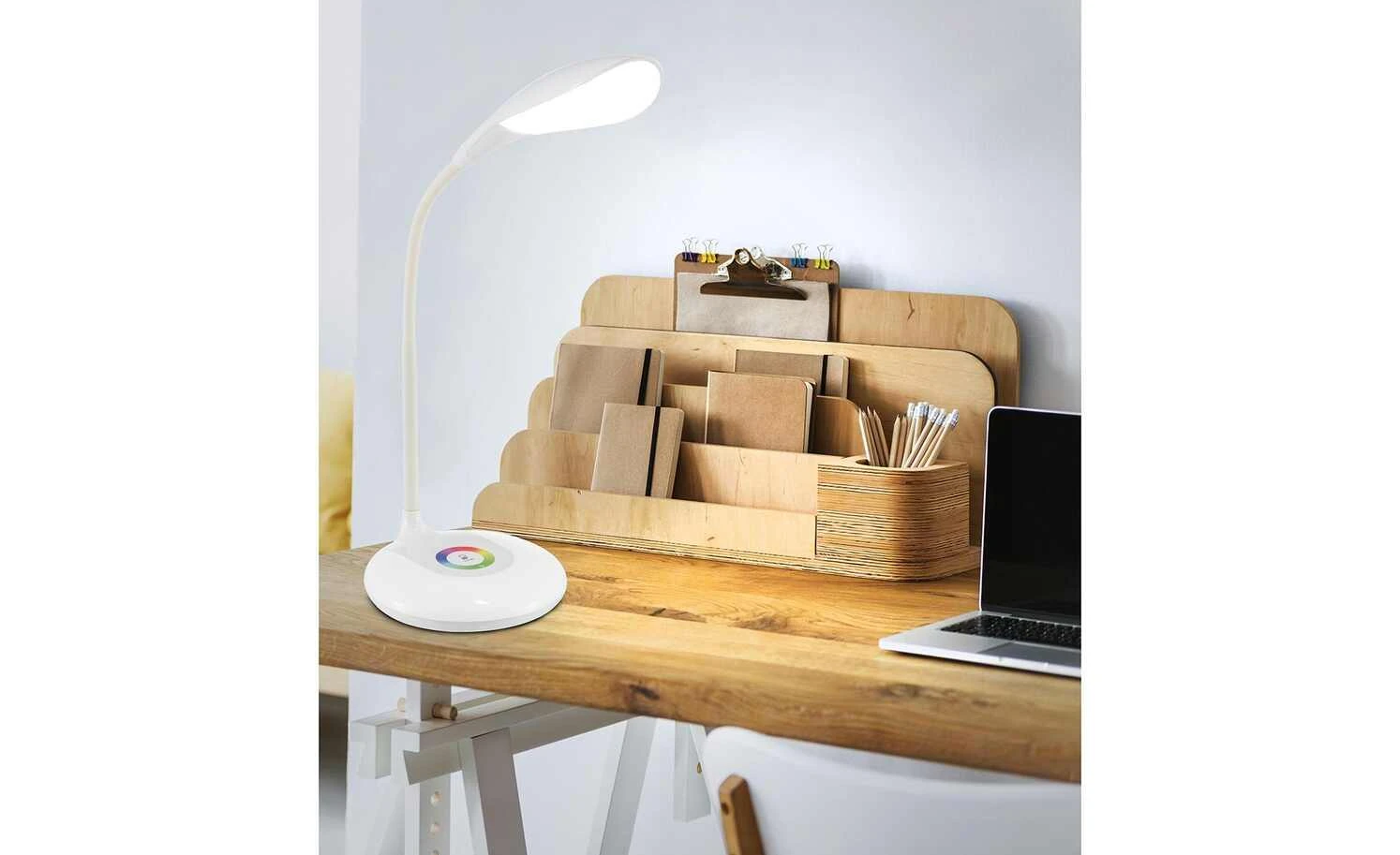 LED-Schreibtischleuchte mit RGB, weiß 9 LED-Schreibtischleuchte mit RGB, weiß – Bild 9