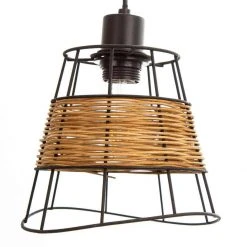 Pendelleuchte, 3-flammig, Rattan / Metall 9 Pendelleuchte, 3-flammig, Rattan / Metall -Innenleuchten Verkaufsladen 11687915 4 202204122233