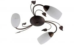 Deckenleuchte, 3-flammig, schwarz