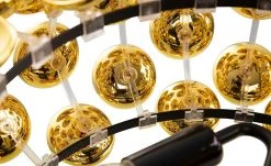 Pendelleuchte, 3-flammig, goldfarben/ schwarz 7 Pendelleuchte, 3-flammig, goldfarben/ schwarz -Innenleuchten Verkaufsladen 11687928 4 202204122233