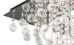 Deckenleuchte, 5-flammig, mit Kristellbehang -Innenleuchten Verkaufsladen 11687932 3 202204122233