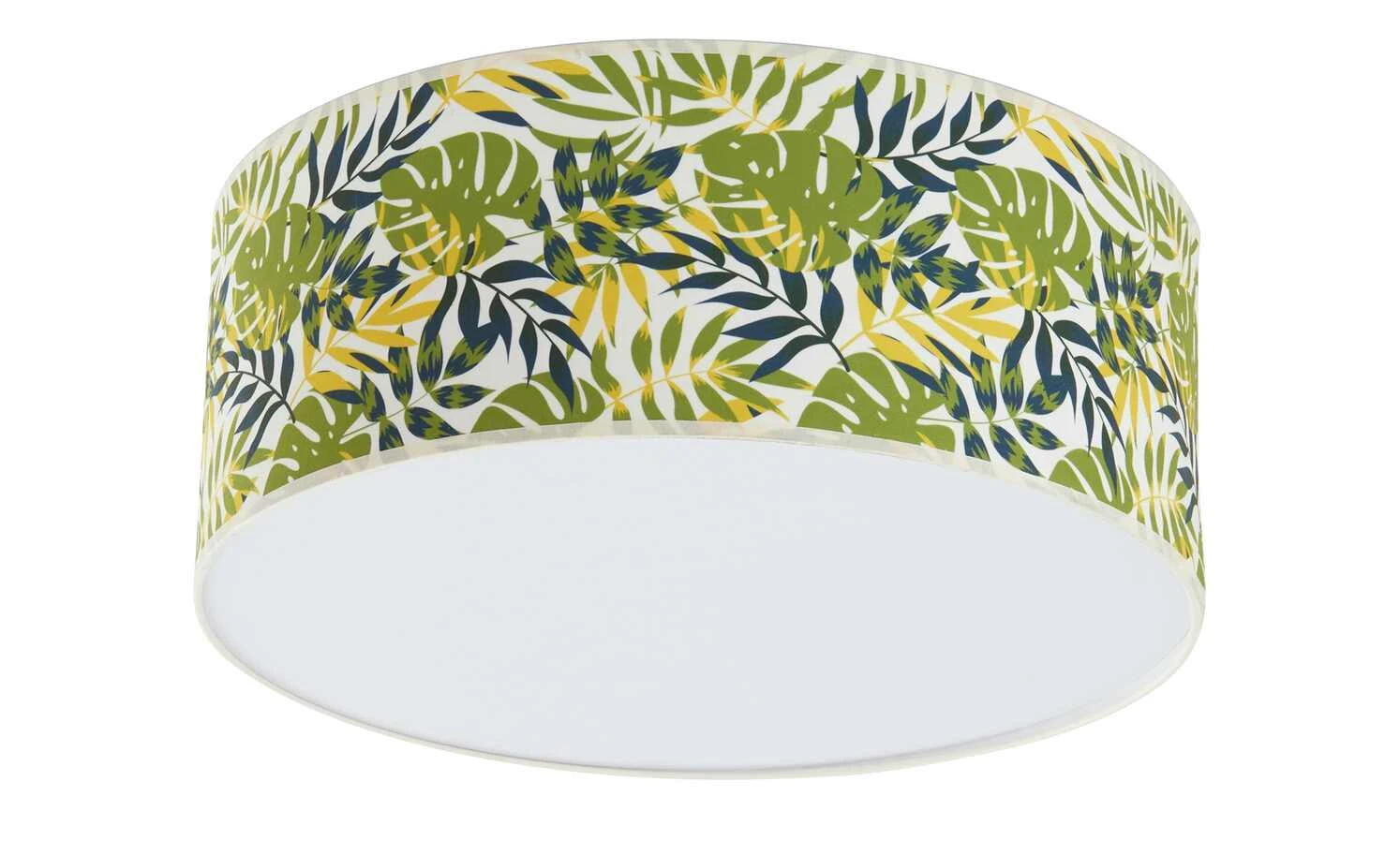 Deckenleuchte, Stoffschirm mit Palmenmotiv 2 Deckenleuchte, Stoffschirm mit Palmenmotiv – Bild 2